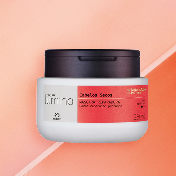Máscara Reparadora para Cabelos Secos Lumina 250 ml | Natura BR