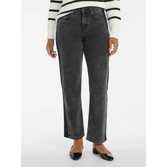 Time and Tru Women's Tuxedo Jeans, 30" Inseam, Sizes 0-20 | Walmart (US)
