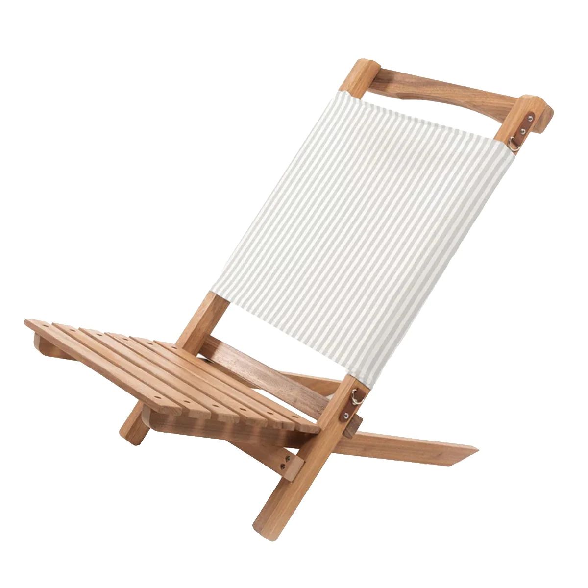 The 2-Piece Beach Chair - Sage Stripe | Monika Hibbs Home