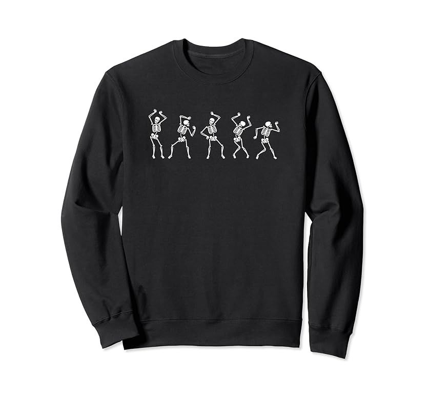 Fall Shirt, Dancing Skeleton Shirt, Happy Halloween Sweatshirt | Amazon (US)