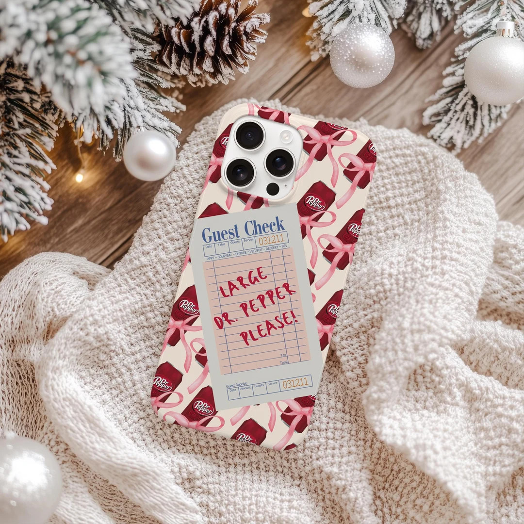 Dr Pepper Collage Phone Case iPhone 16 Pro 15 14 13 Bow Coquette Aesthetic Gift for Girlfriend Go... | Etsy (US)