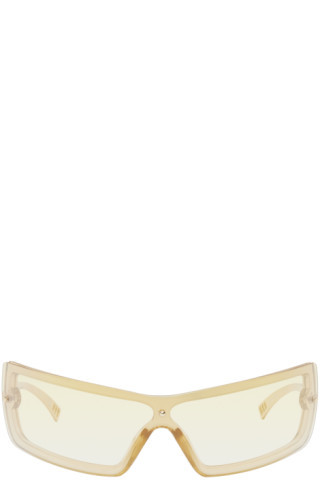 Gold 'The Bodyguard' Sunglasses | SSENSE