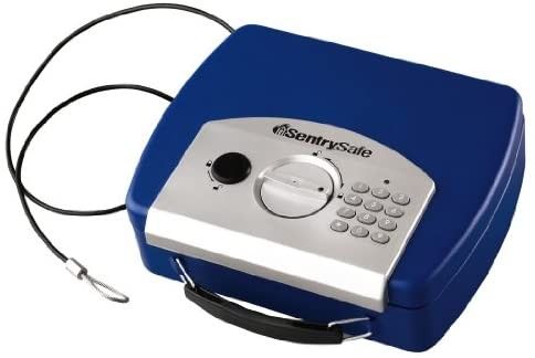SentrySafe P008EBL 0.08 Cubic Foot Electronic Compact Safe, Blue | Amazon (US)