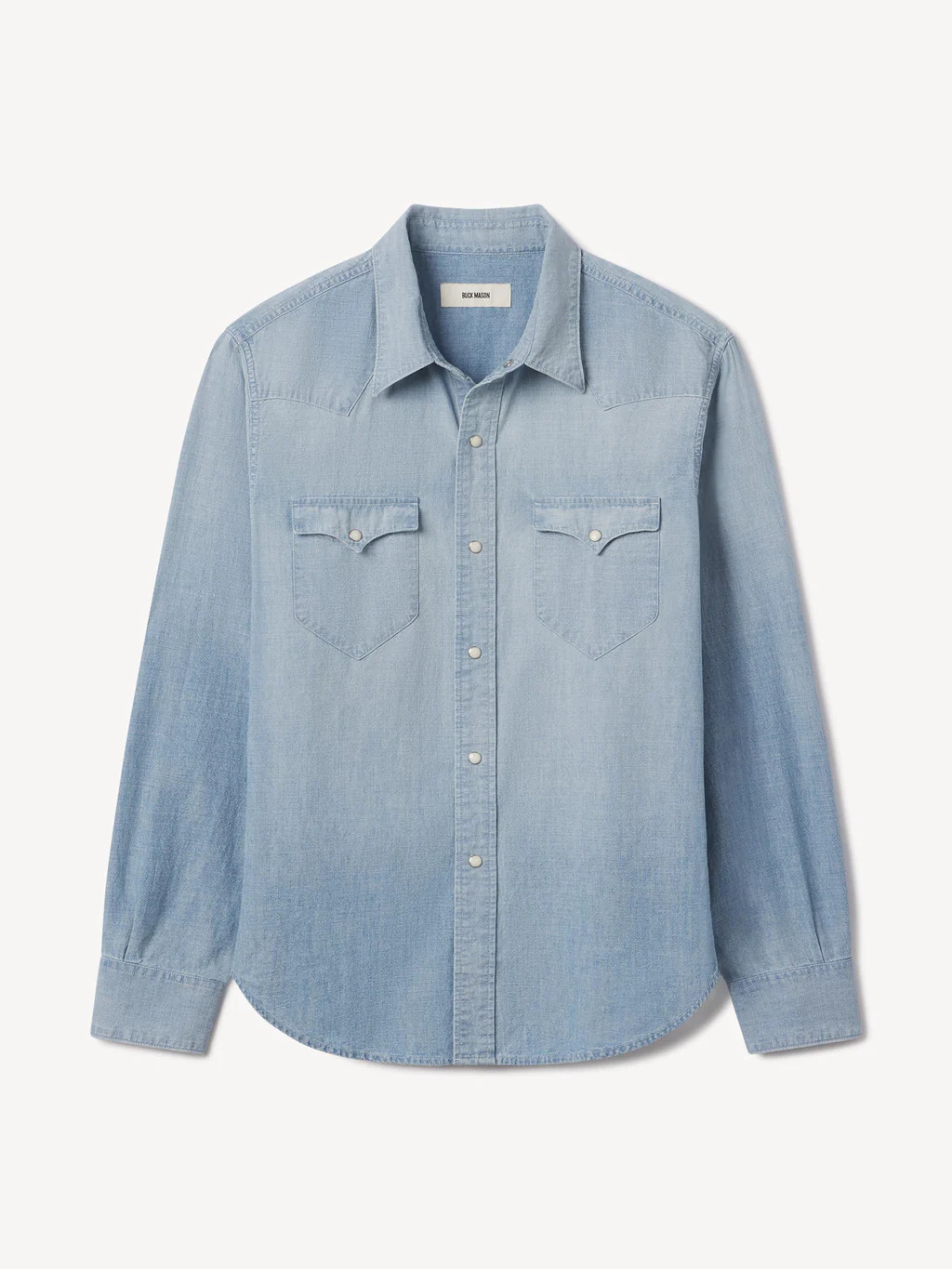 L030 Japanese Chambray Western Shirt - Buck Mason- Modern American Classics | Buck Mason