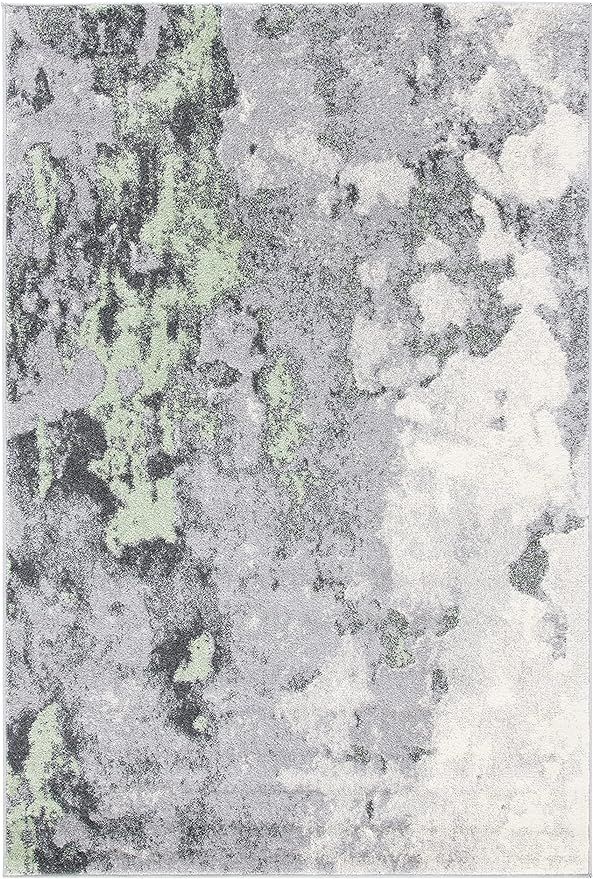 SAFAVIEH Adirondack Collection 2'6" x 4' Green / Grey ADR134F Modern Abstract Non-Shedding Living... | Amazon (US)