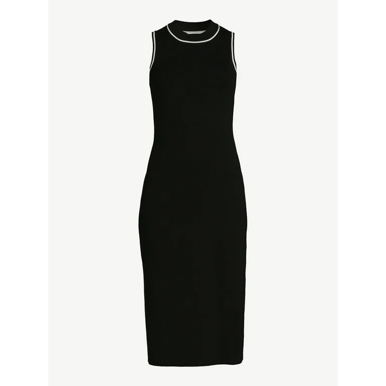 Free Assembly Women's Sleeveless Midi Sweater Dress, Sizes XS-XXL | Walmart (US)