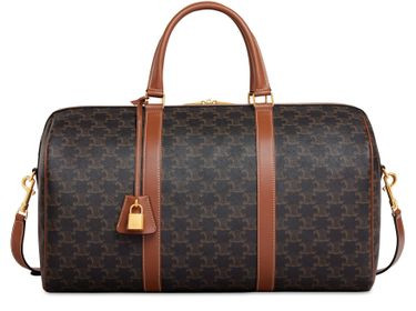 Medium travel bag in triumph canvas and calfskin | 24S (APAC/EU)