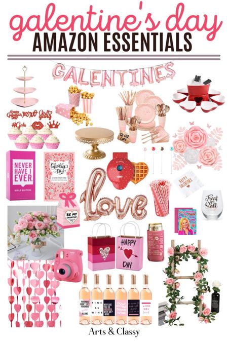 Galentine’s Day party decorations all found on Amazon! 

Galentines 
Valentine’s Day
Gal pals
Besties
Best friends
Amazon finds

#LTKFind #LTKunder50 #LTKSeasonal