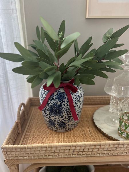The perfect greenery from Amazon 🌿 I think it looks great for the holidays with a ribbon!

#LTKhome #LTKHoliday #LTKSeasonal