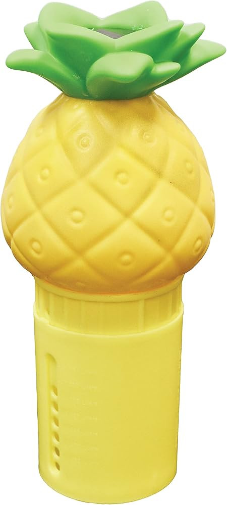 GAME, 12327-BB, Solar Light-Up Pineapple Mid-Size Chlorinator, Pool Chlorine Dispenser, Yellow | Amazon (US)