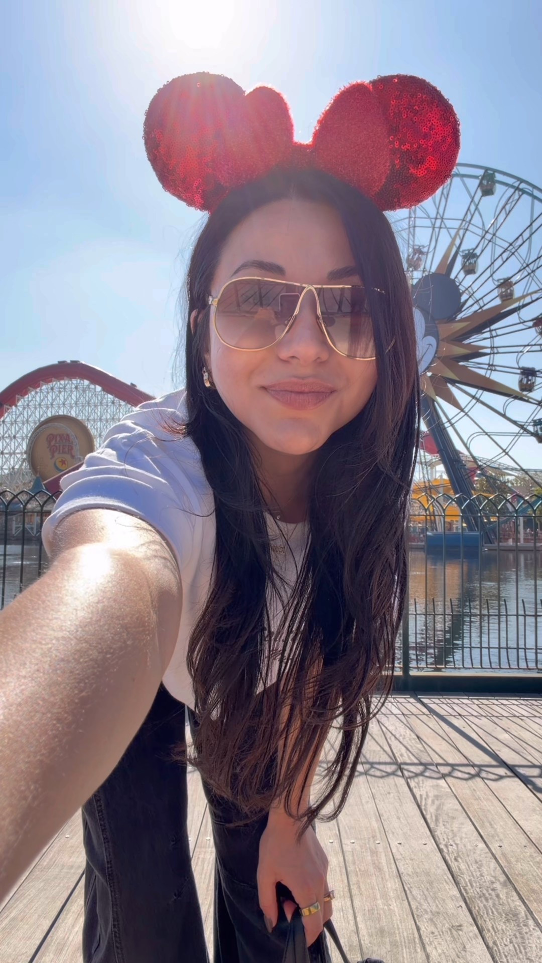 Just your classic Mickey Mouse Clubhouse fit ❤️🖤

Kept it casual with jeans, sneakers, and Minnie ears (of course 🎀) — comfy and cute for a Disney day!

#LTKDisneyStyle #LTKFinds #LTKUnder50 #LTKMomStyle #LTKOutfitInspo #LTKFashion #DisneyOOTD #DisneyStyle #DisneyMom #ParkDayOutfit #MinnieEars #CasualChic #ComfyCute #MomStyleInspo #OOTDDetails #EverydayStyle #WeekendOutfit #LTKTravel #DisneyLookbook #LTKReel
