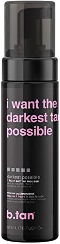 b.tan darkest self tanner | i want the darkest tan possible - 100% natural, fast, 1 hour sunless ... | Amazon (US)