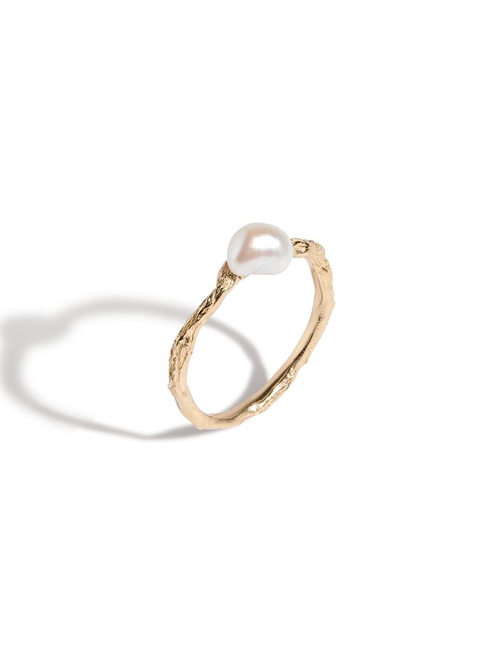 Venus Organic Pearl Gold Ring | AUrate New York