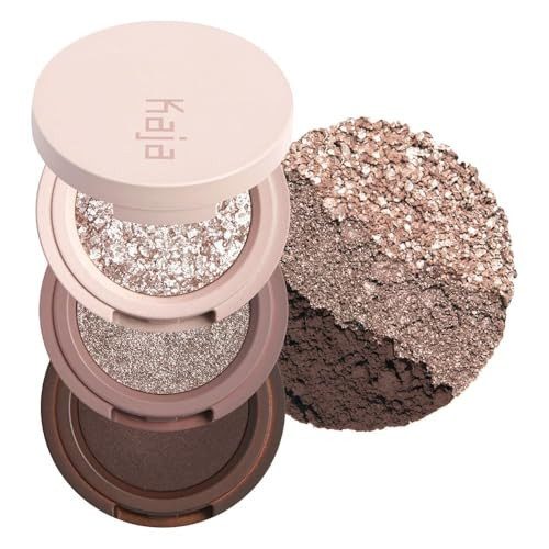 Kaja Beauty Bento Collection | Glitter + Shimmer + Matte | 21 Cold Brew Einspänner - Soft Ash Gray | 2019 Best of Beauty Award in Glitter | Amazon (US)