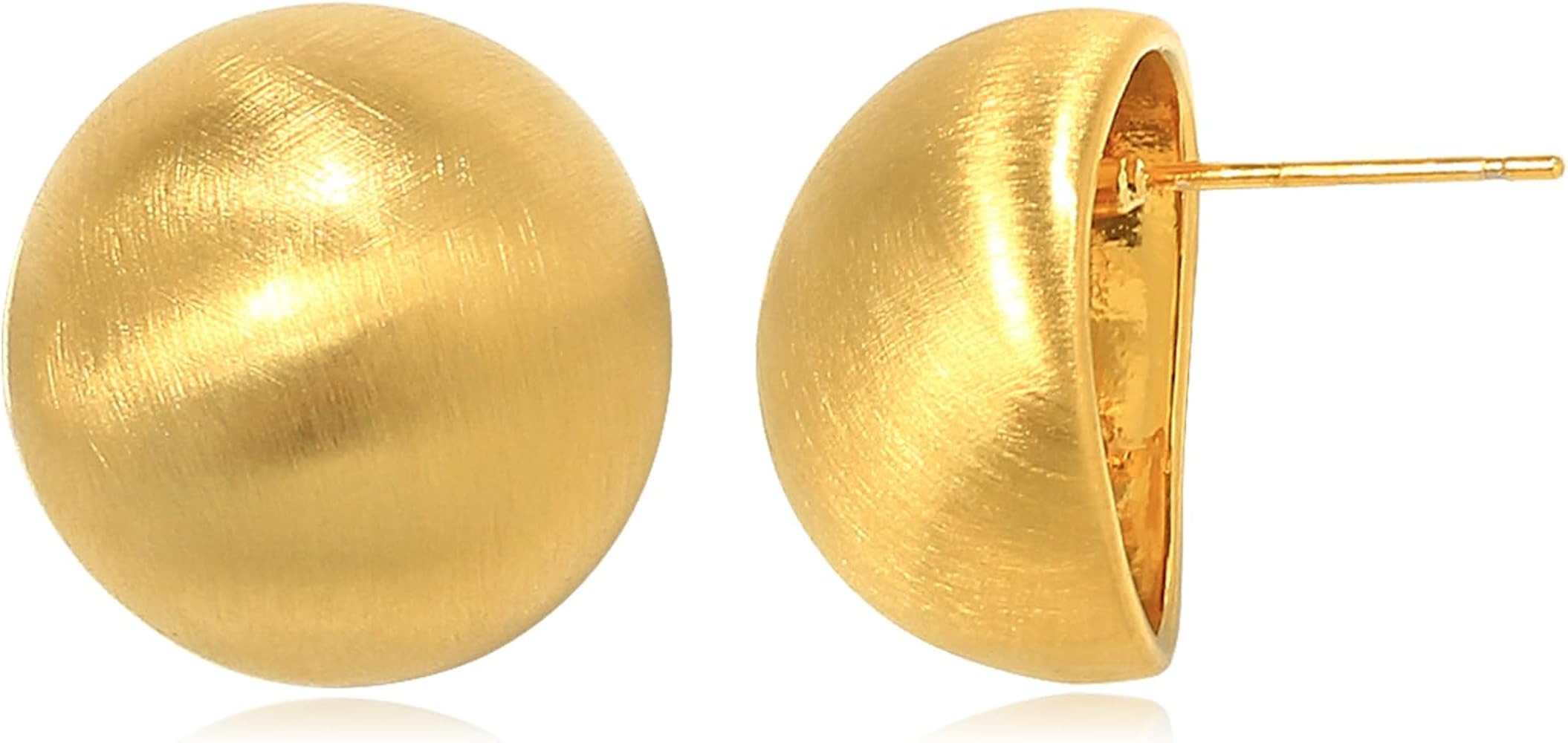 KELMALL 14K Gold Hoop Earrings for Women, Hypoallergenic Chunky Teardrop Round Non Tarnish Drop S... | Amazon (US)