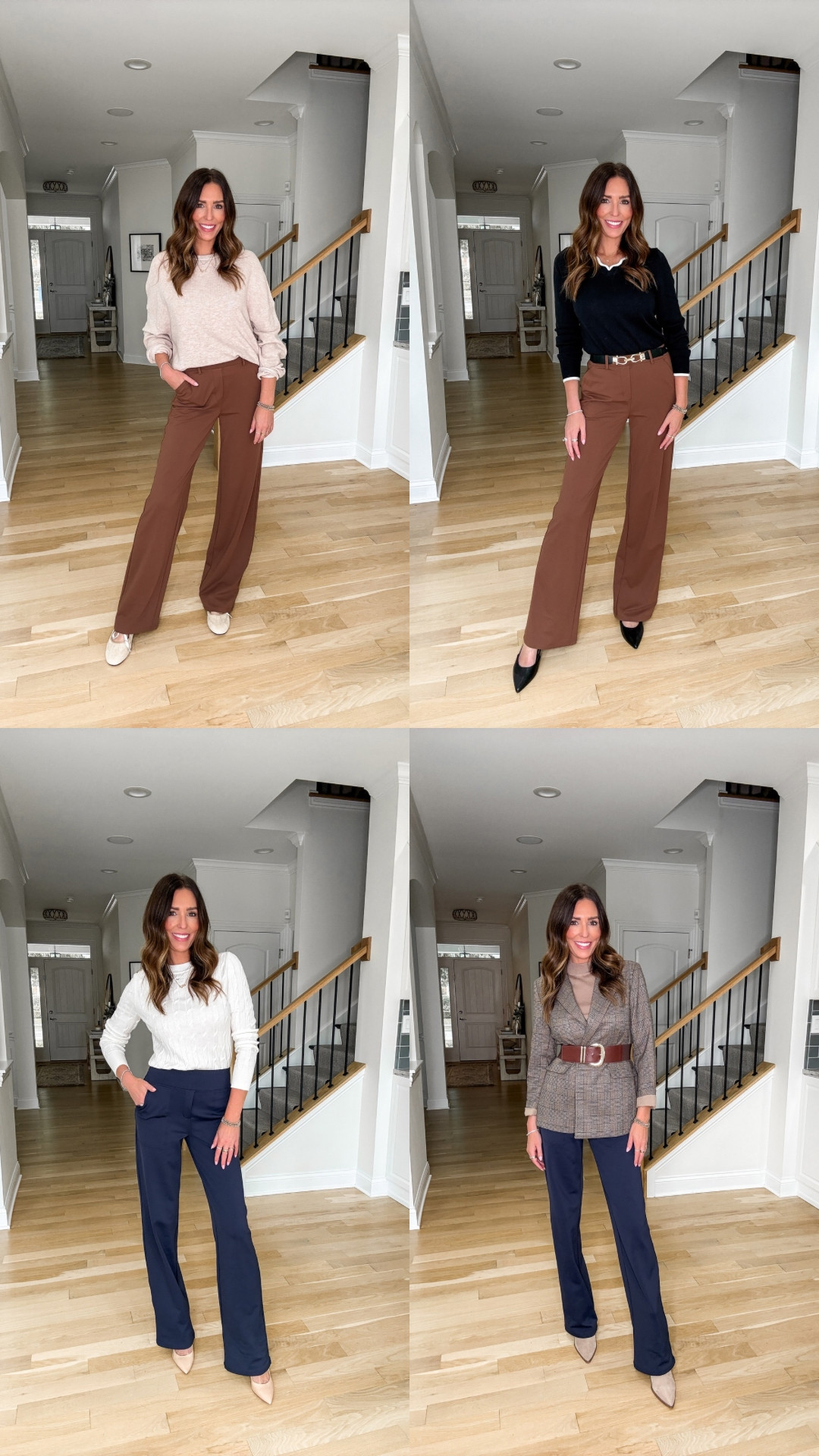Fall fashion essentials found on Amazon! Cozy sweaters and comfortable pants to keep you warm and stylish. The pants come in length options and look great dressed up for the office! // wearing a small in everything, wearing the longest inseam in the pits. #founditonamazon

#LTKootd #LTKTall #LTKWorkwear