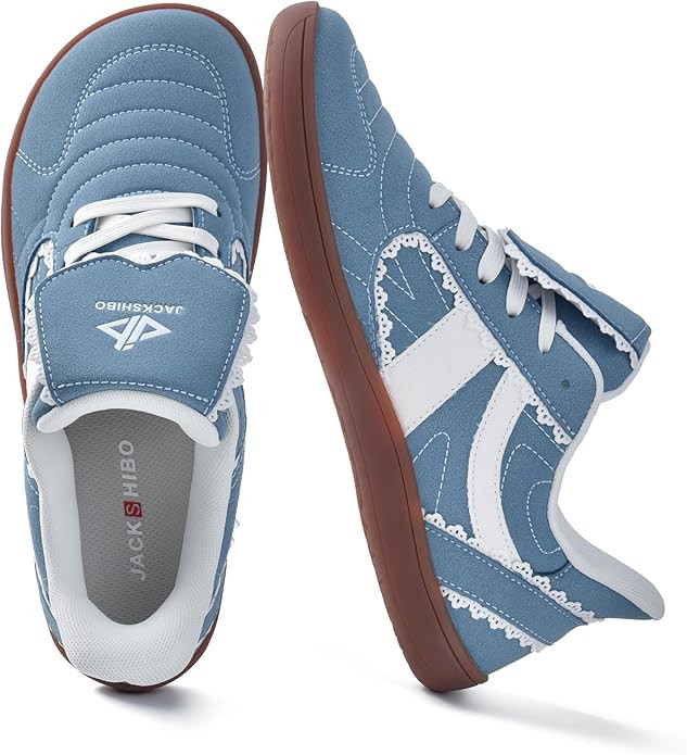 JACKSHIBO Barefoot Shoes Slip in Women Hands Free Wide Toe Box Slip on Ribbon Long Tongue Arch Su... | Amazon (US)