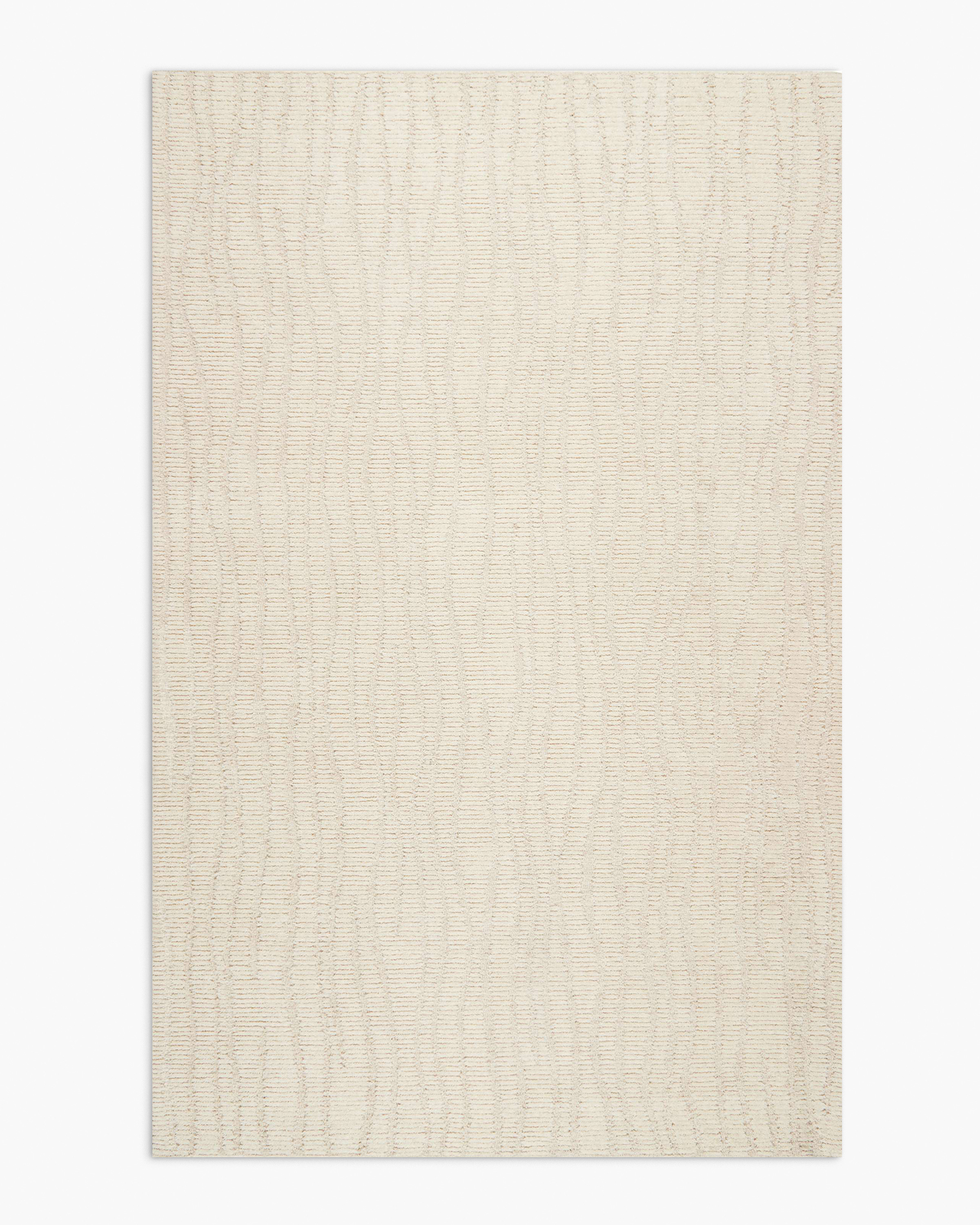 Quince Belen Hand-Tufted Wool Rug in Natural, Size 7'9"" x 9'9 | Quince