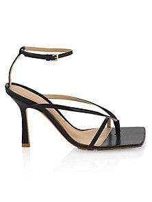 Bottega Veneta Stretch Leather Strappy Thong Sandals | Saks Fifth Avenue