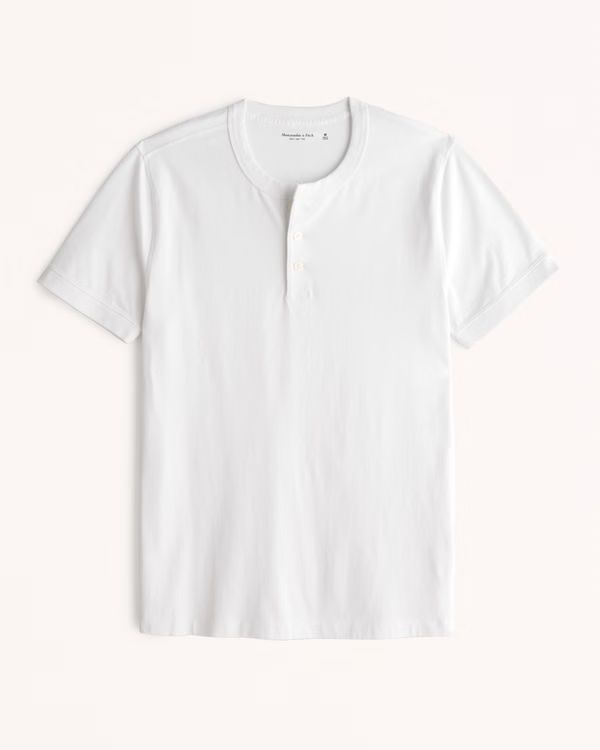 Men's Essential Henley Tee | Men's Clearance | Abercrombie.com | Abercrombie & Fitch (US)