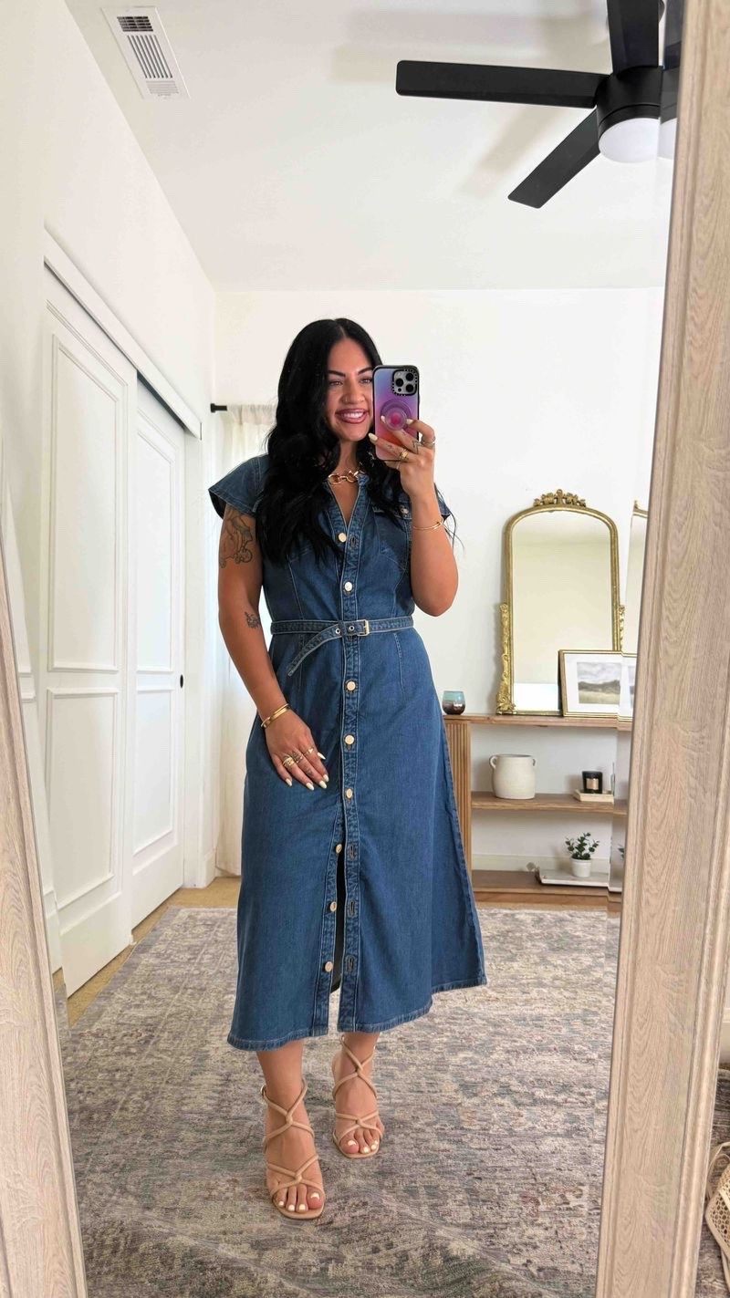 This dress is on the pricier side but worth every penny!

Wearing a size 12!

Denim dress, Whbm, whitehouseblackmarket, denim finds, summer denim dress, jewelry, accessories, tori block

#LTKootd #LTKgrwm #LTKdayinmylife