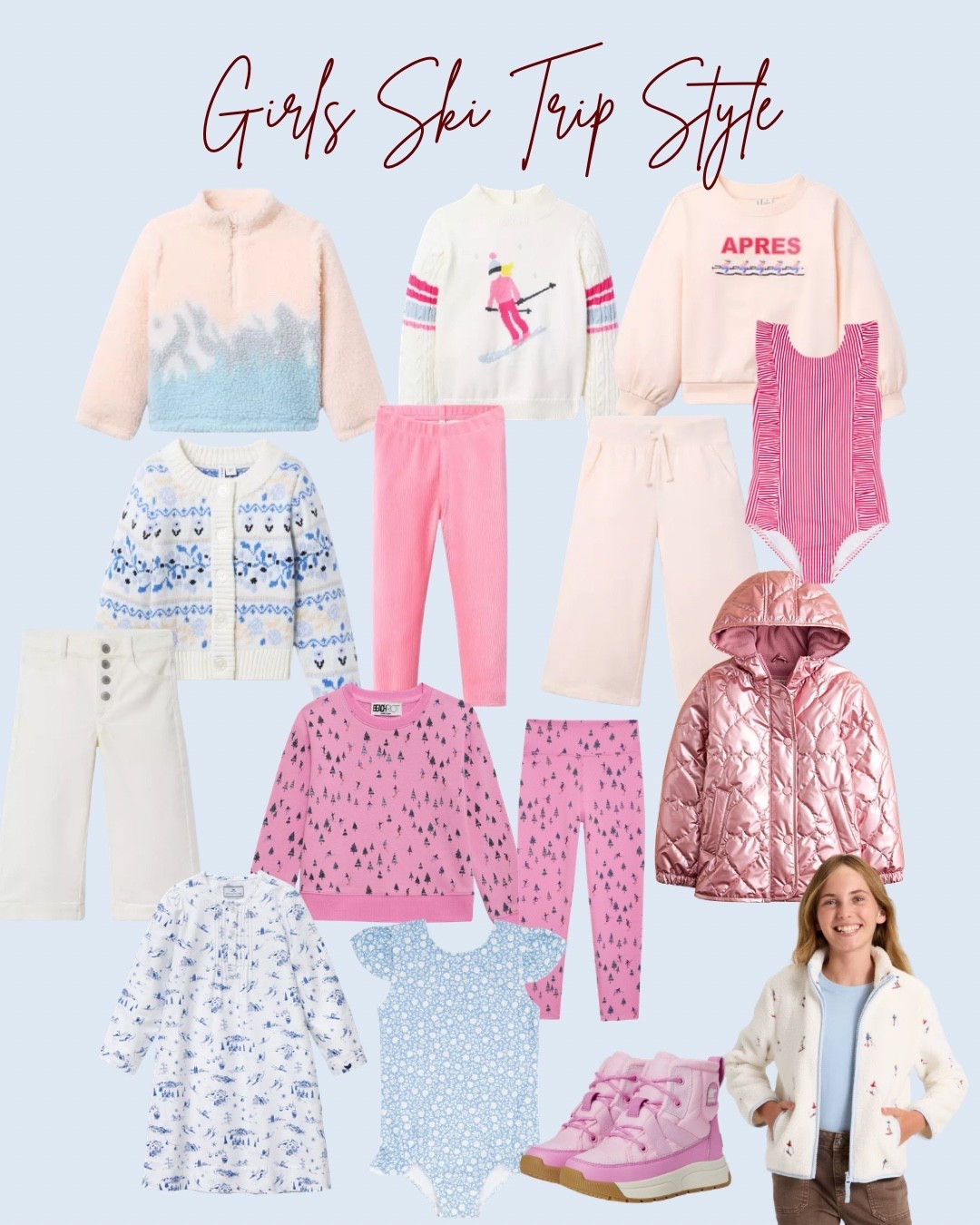 Girls ski trip outfits 

#LTKTravel #LTKKids #LTKmomlife