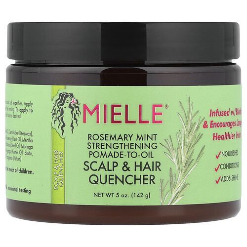 Mielle, Strengthening Pomade-to-Oil, Scalp & Hair Quencher, Rosemary Mint, 5 oz (142 g) | iHerb