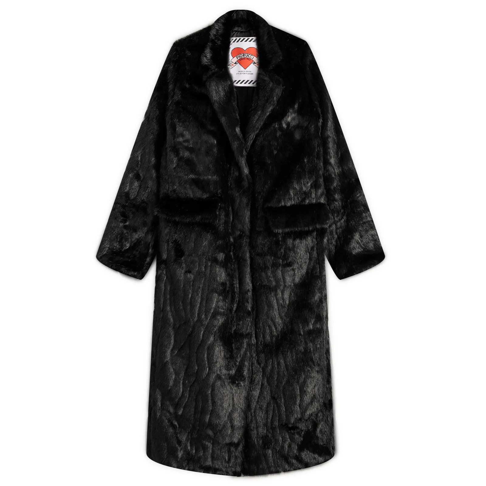 Fiorucci Women's Faux Fur Coat in Black, Size Medium | END. Clothing