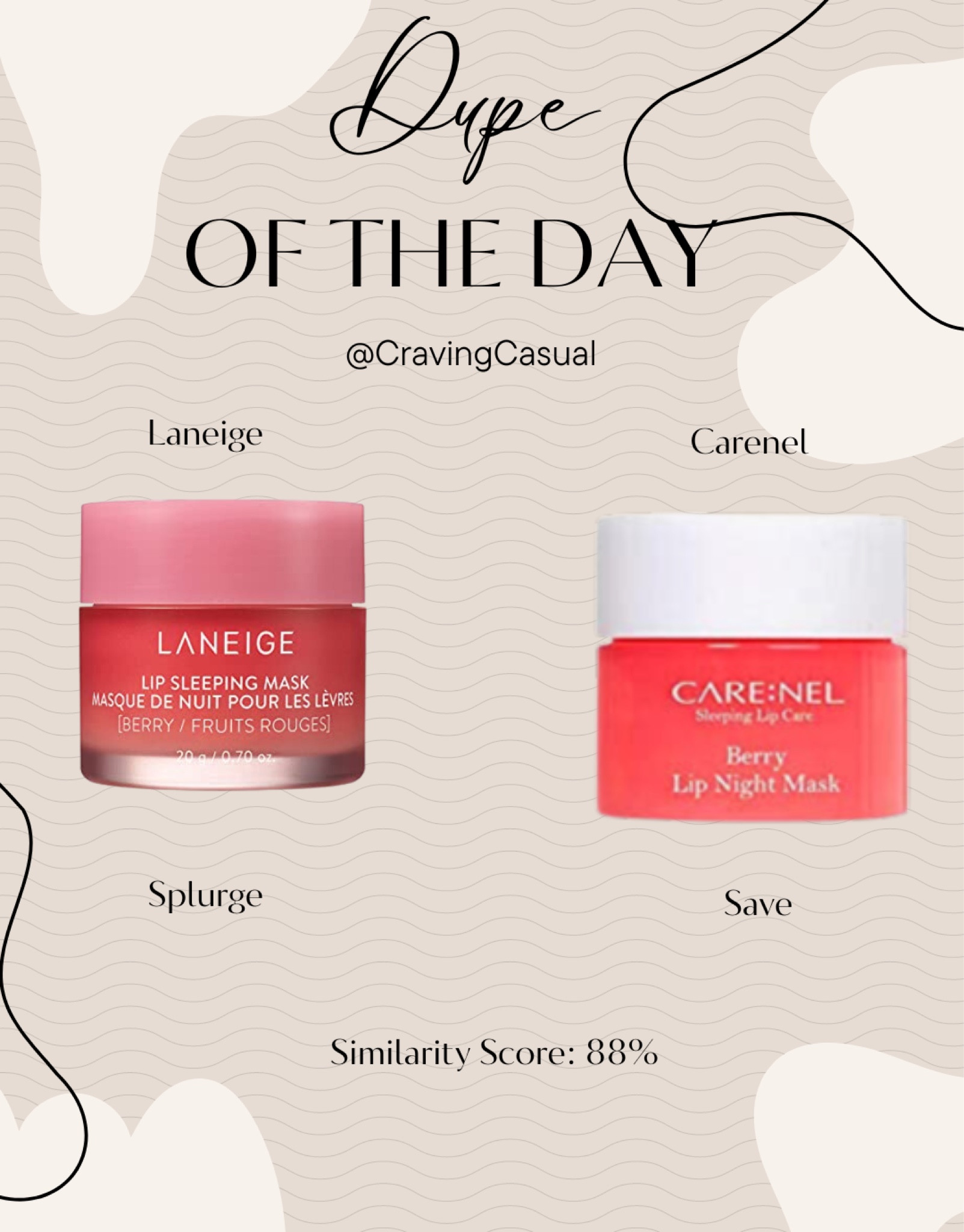 Dupe of the Day

#LTKGiftGuide #LTKbeauty #LTKFind