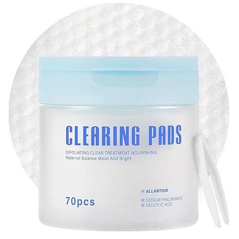 Salicylic Acid Toner Pads Face Care, Gentle Pore Shrinking Face Exfoliator Toner Pads, Soothing S... | Amazon (US)