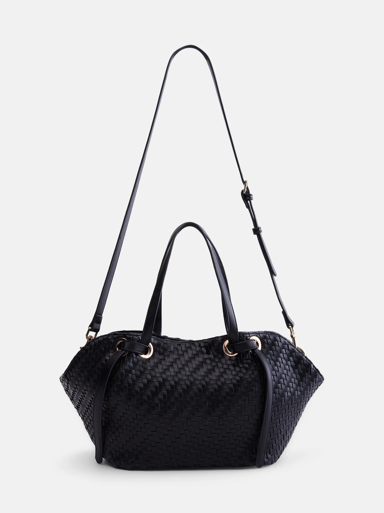 Scenario Women's Mini Clam Tote, Black | Walmart (US)