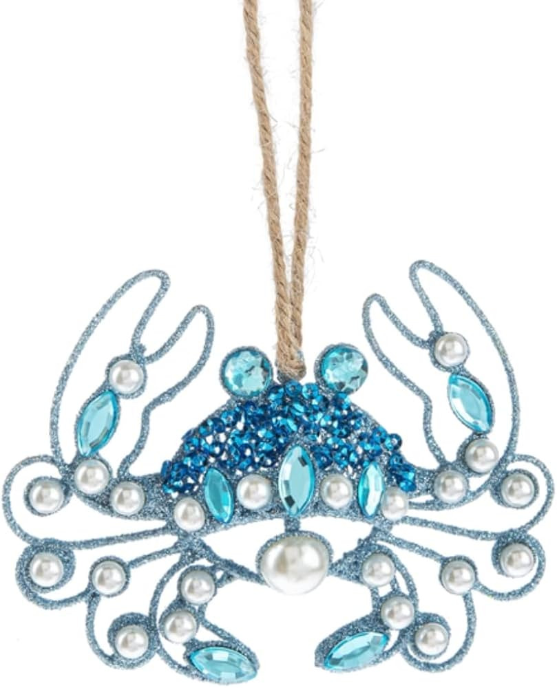 Ganz Crystal Expressions Coastal Blue Crab Ornament | Amazon (US)