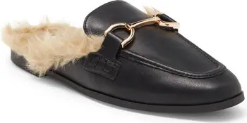 Kordyn Faux Fur Lined Horsebit Mule (Women) | Nordstrom Rack