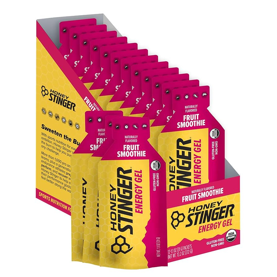 Honey Stinger Organic Fruit Smoothie Energy Gel | Gluten Free & Caffeine Free | for Exercise, Run... | Amazon (US)