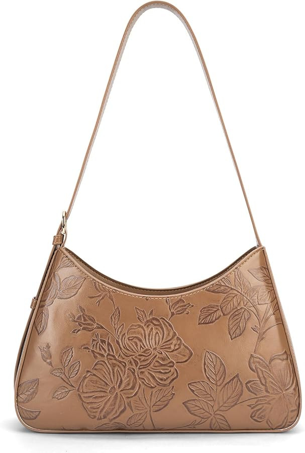 Amazon.com: VIMUTI Shoulder Bag for Women Embossed Design Purse for Women Clutch Hobo Handbags Cr... | Amazon (US)