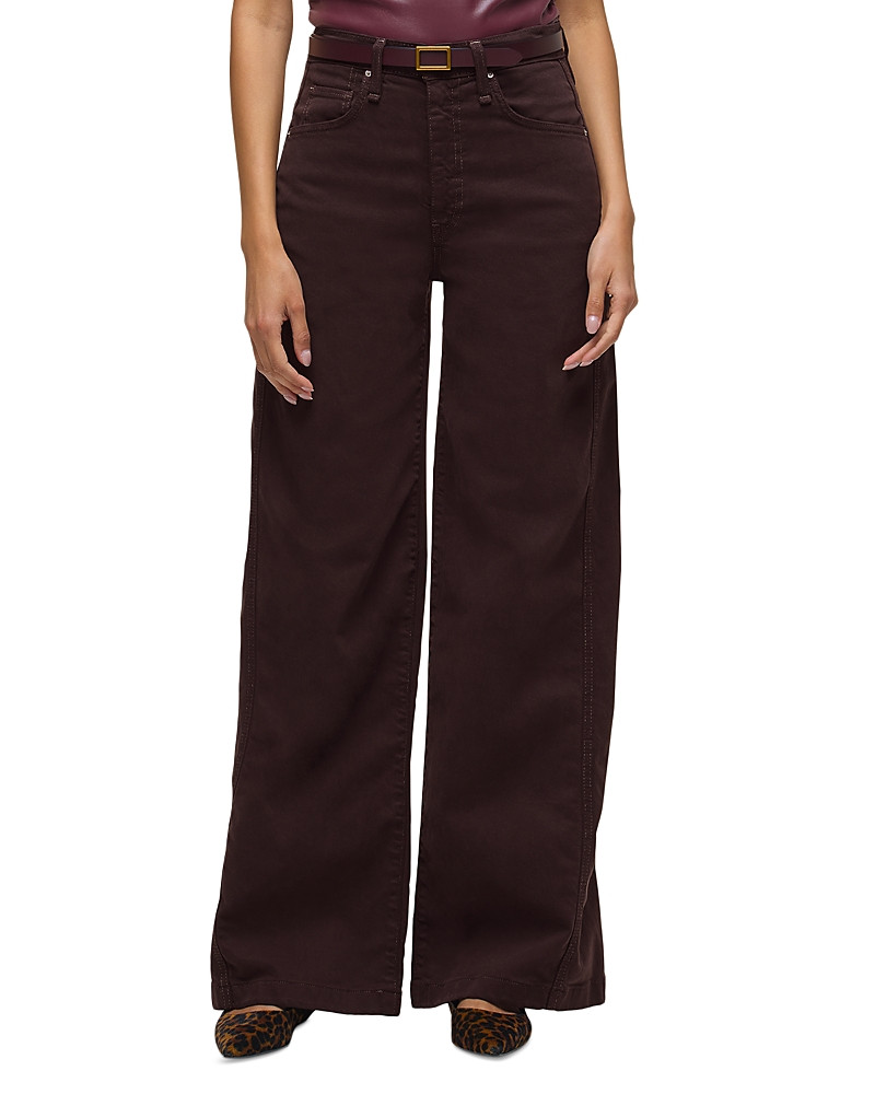 Hudson James High Rise Wide Leg Jeans in Black Coffee | Bloomingdale's (US)