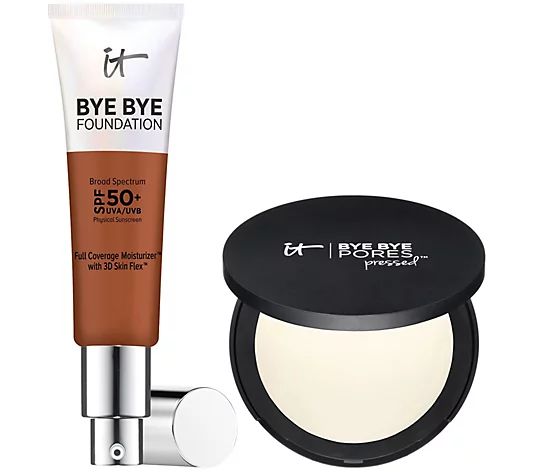 IT Cosmetics Bye Bye Foundation & Setting Duo Auto-Delivery - QVC.com | QVC