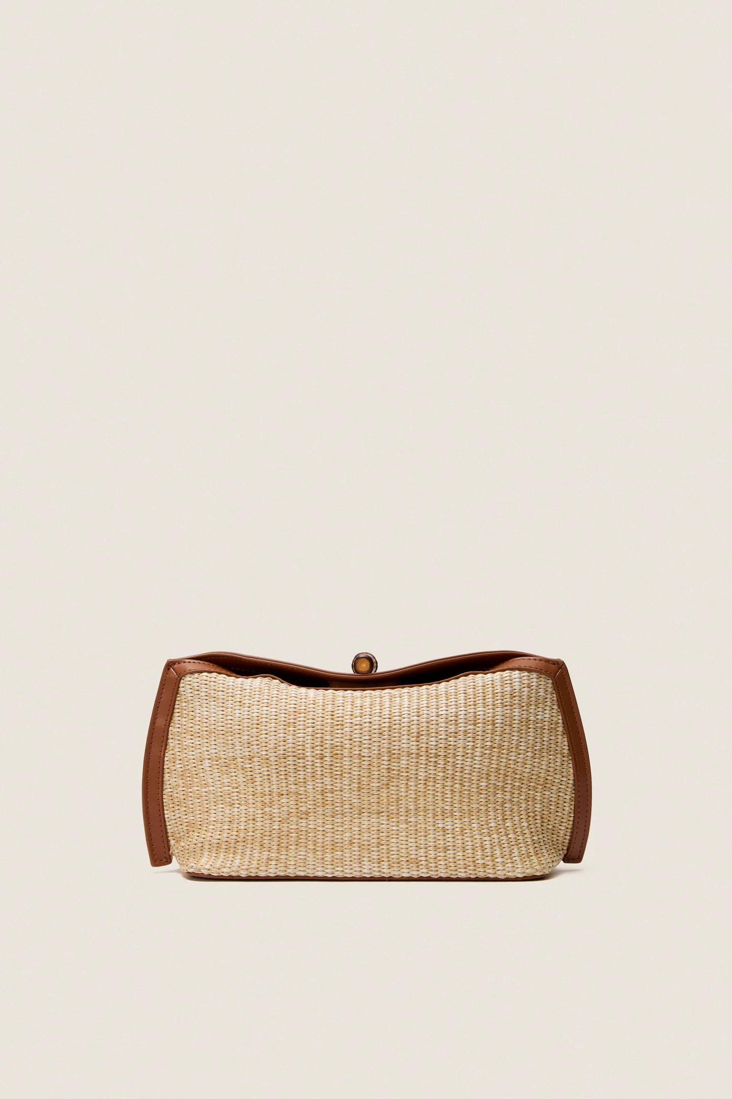 Cherry and Raffia Lock Clutch | Tuckernuck (US)