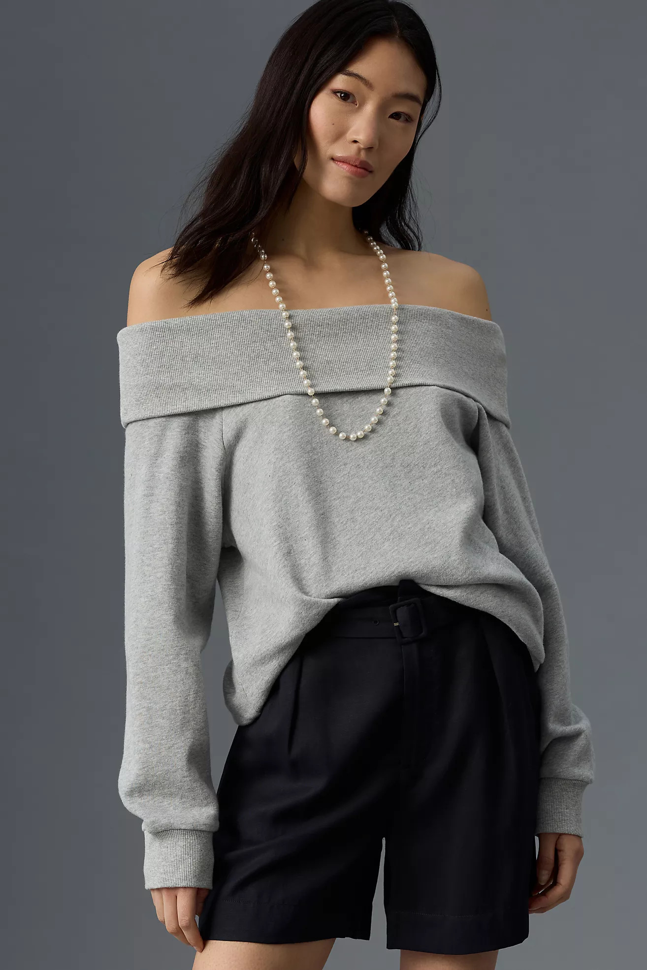 Nation LTD Barbie Long-Sleeve Off-The-Shoulder Top | Anthropologie (US)