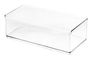 The Home Edit by iDESIGN Clear Stackable Short Shallow Organizing Storage Bin, 0.5-L | Canadian Tire