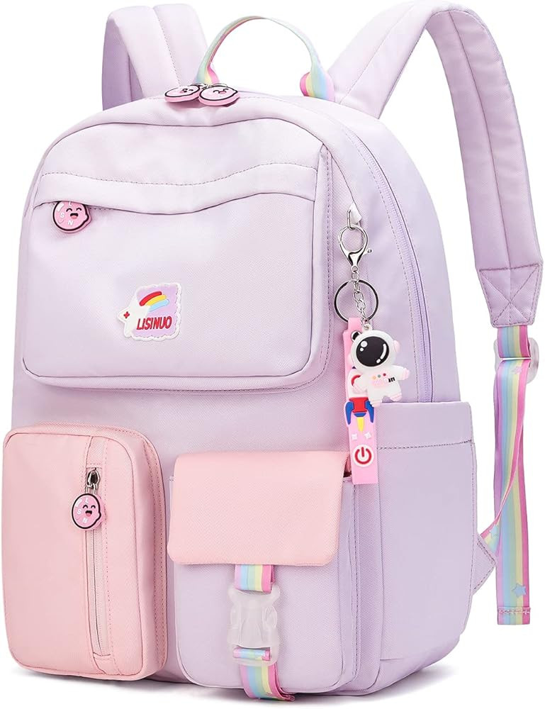 AUOBAG Backpacks for Girls Backpack for School Suitable Ages 6-8 Kids - Pass CPSC Certified - Gif... | Amazon (US)
