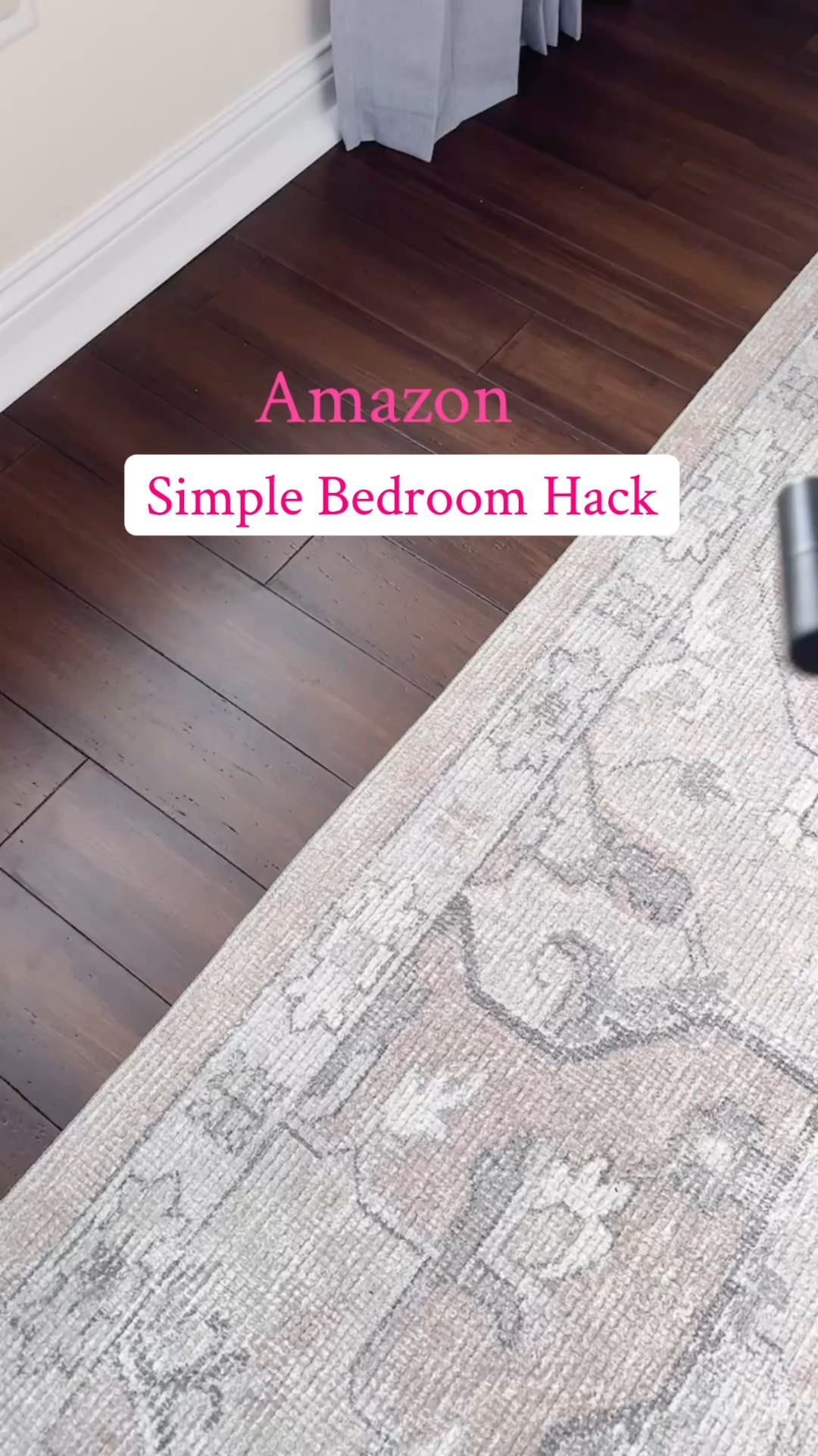 Amazon home hack! No more tossing pillows onto the dirty floor, this keeps them stacked, clean and easy to grab and keeps your bedroom feeling organized and tidy. 

#LTKHome