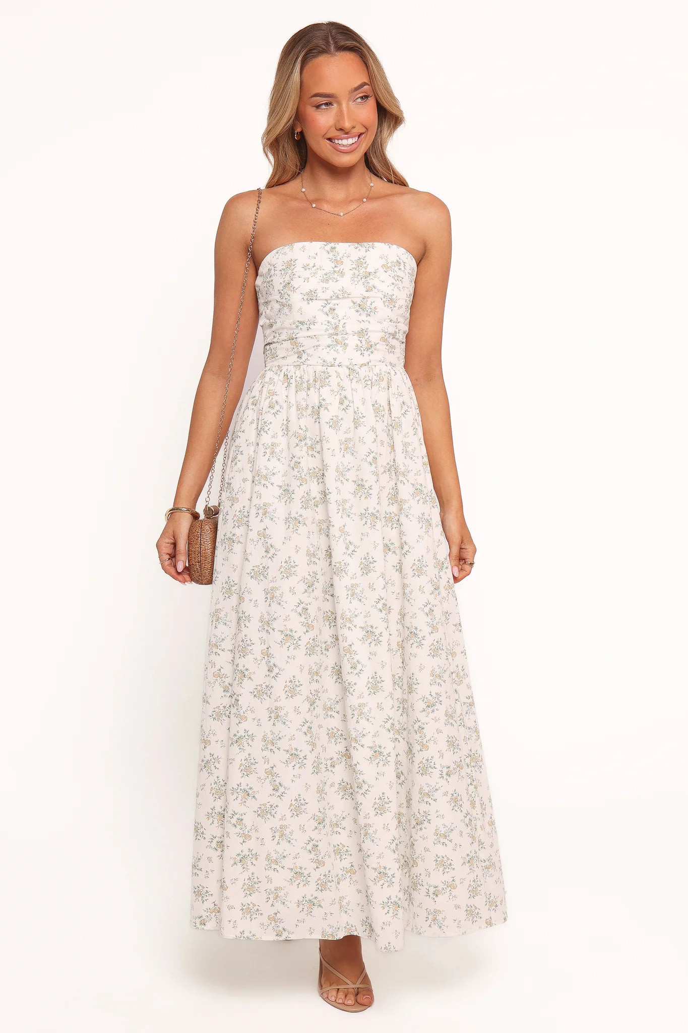 Kayt Strapless Dress - Floral | Petal & Pup (US)