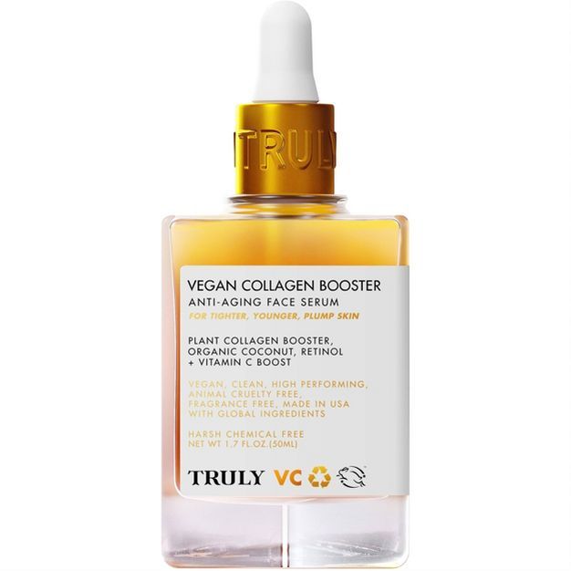 TRULY Vegan Collagen Booster Anti Aging Face Serum - 1.7 fl oz - Ulta Beauty | Target