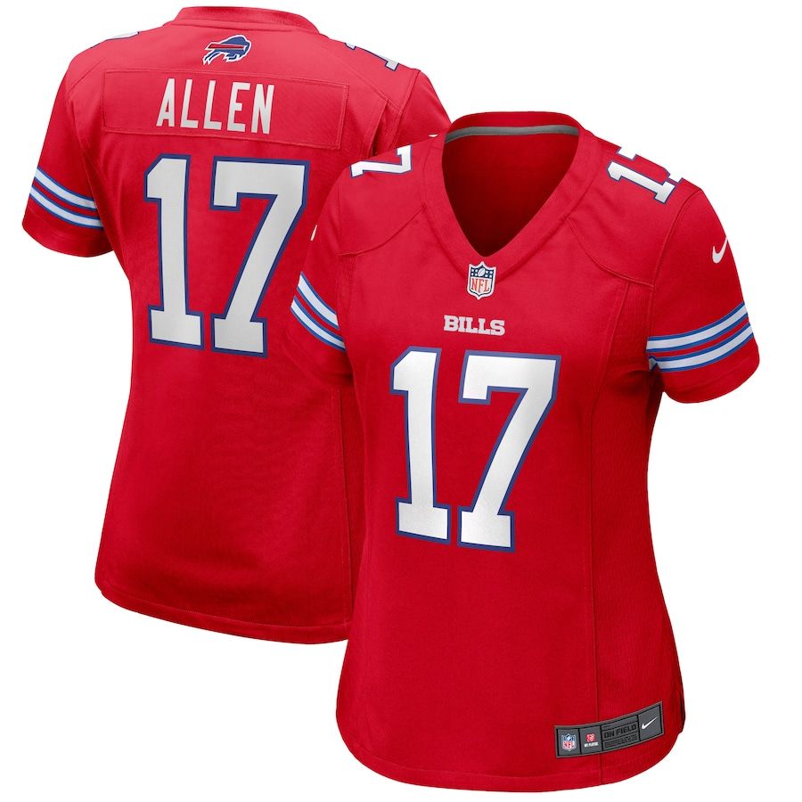 Women's Buffalo Bills Josh Allen Nike Red Alternate Game Player Jersey | NFL Shop