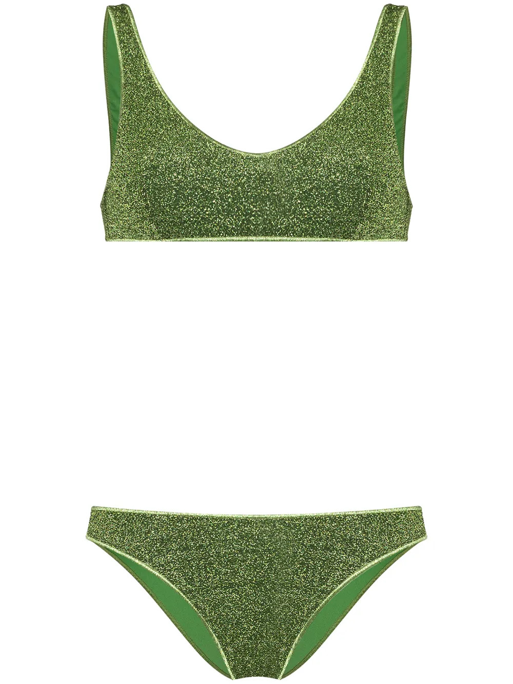 OséreeLumière Sporty lurex bikini set | Farfetch Global