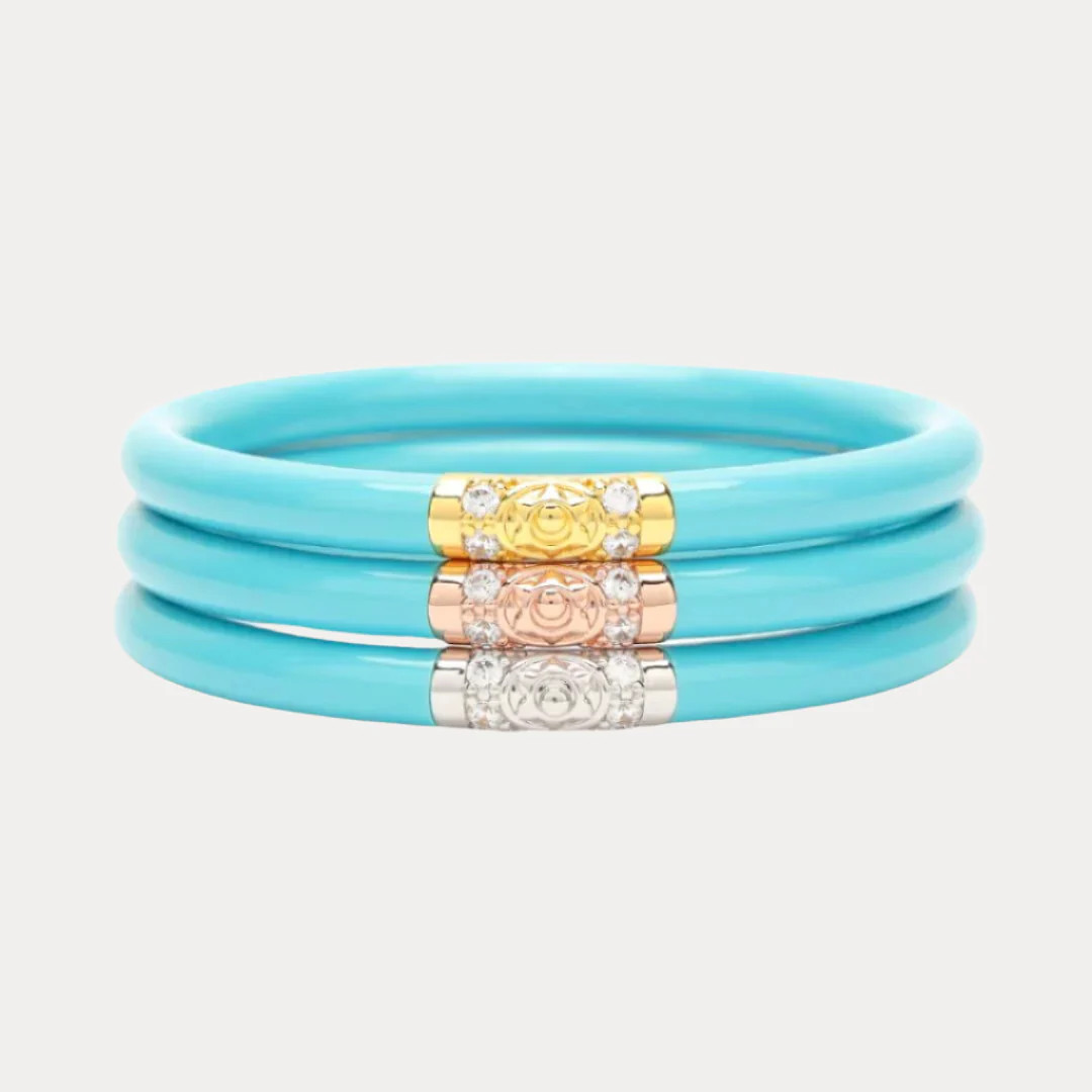 Turquoise Three Kings All Weather Bangles® (AWB®) - Turquoise | BuDhaGirl