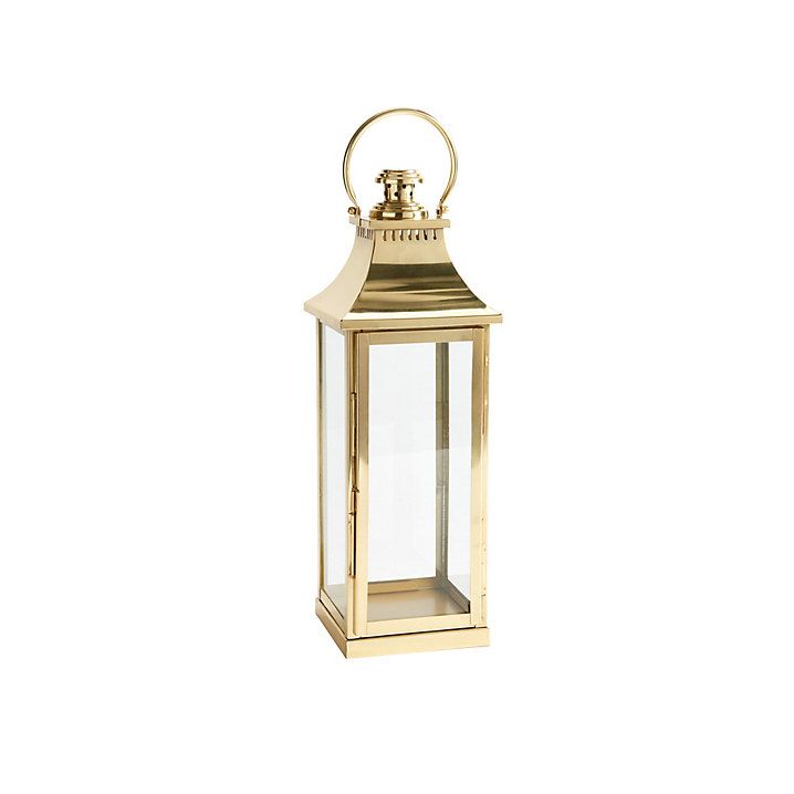 Legare Candle Lantern Brass & Glass Lighting Decor | Ballard Designs, Inc.
