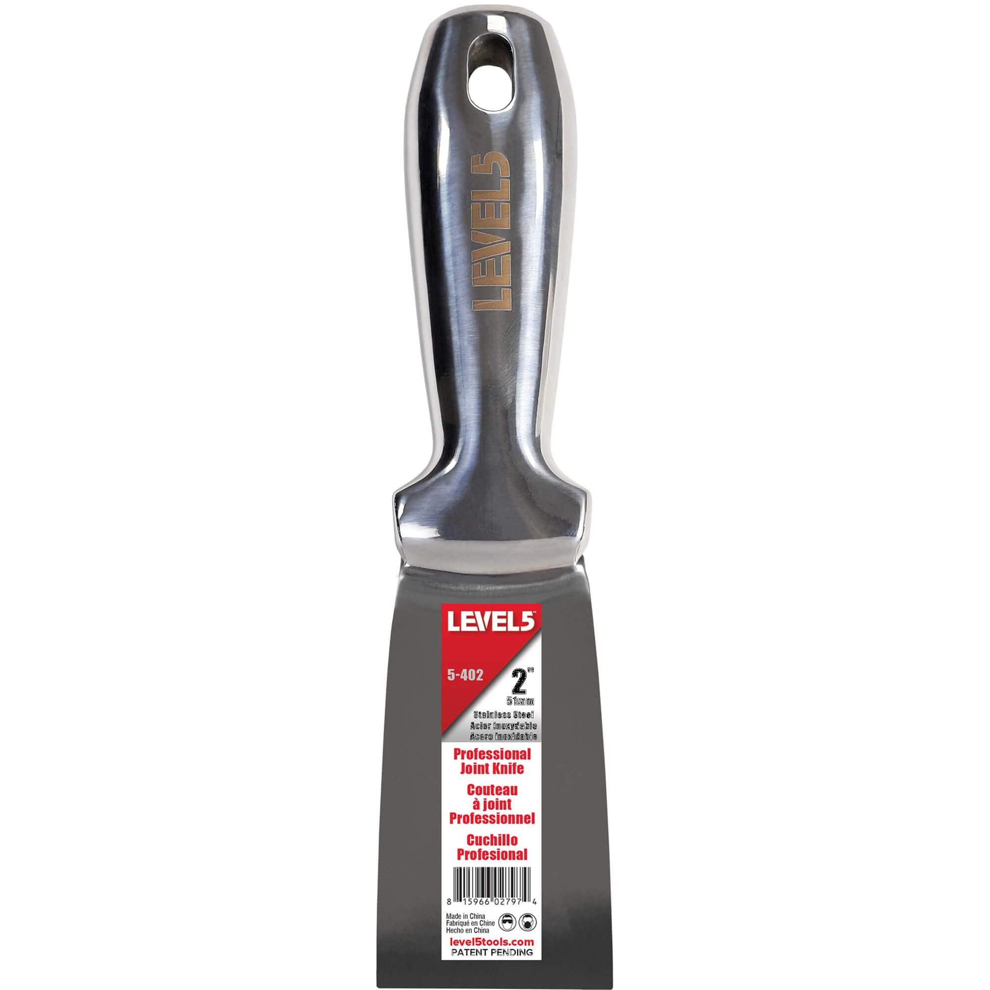 2" All Stainless Steel Joint Knife - LEVEL5 | Professional Grade Putty Blade, Premium Polished Al... | Amazon (US)