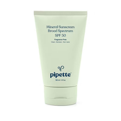 Pipette Mineral Broad Spectrum SPF 50 Sunscreen - 4 fl oz | Target